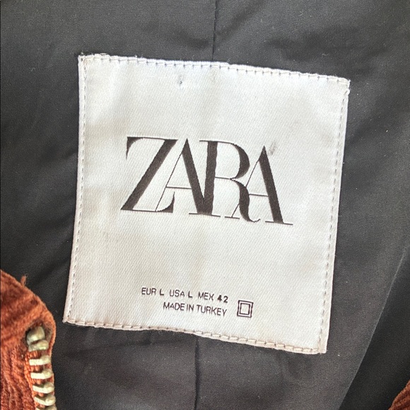 Zara Rust Brown Jacket - Picture 3 of 9